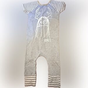 Rags Gray Onesie Suit